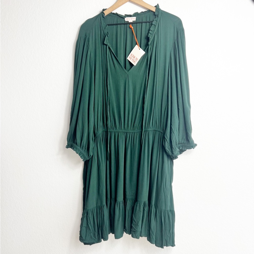 Knox Rose Green Women Mini Dress Plus Size 2X Brand New